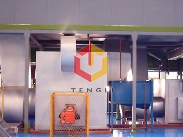 柴油燃燒熱交換系統